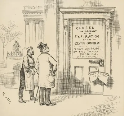 Closed On Account Of The Expiration Of The Xlviith Congress Point With Pride To The Tariff Problem Unsolved