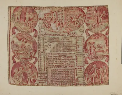Cloth With Numeration Table