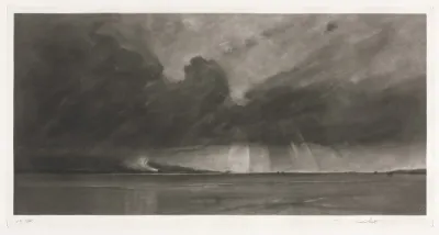 Cloud March Over The Sands Of Dee