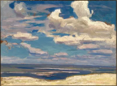 Cloud Over The Dnieper River