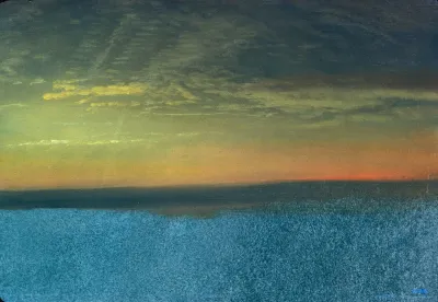 Cloud Study With Sunset