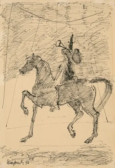 Clown On A Horse