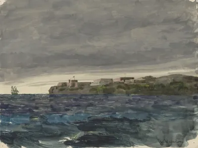 Coast Seen From The Sea