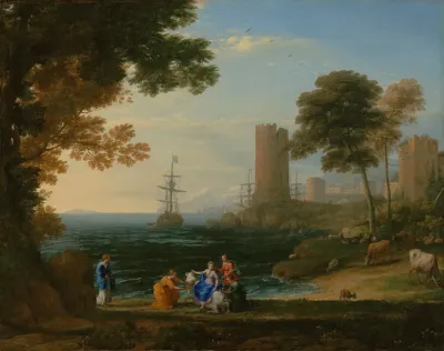 Coast View With The Abduction Of Europa