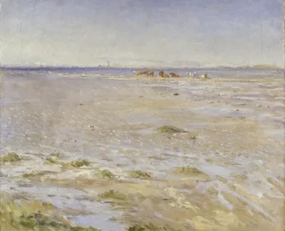 Coastal Scene Motif From Varberg