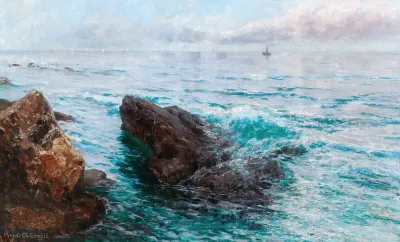 Coastline With Boats