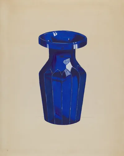 Cobalt Vase