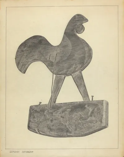 Cock Weather Vane 4