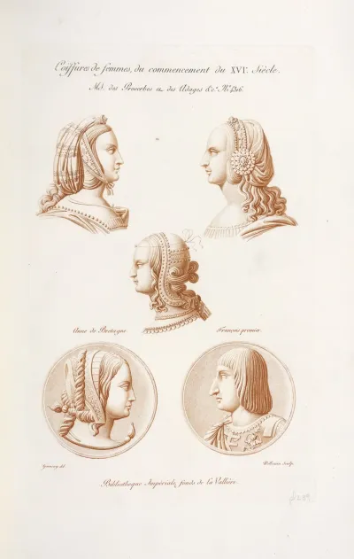 Coiffures De Femmes Du Commencement Du Xvie Siecle