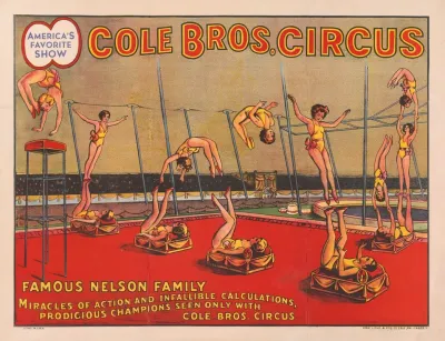 Cole Bros Circus Nelson Family