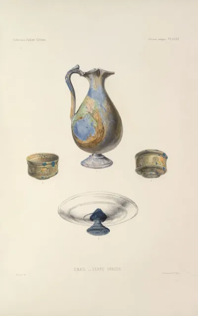 Collection Julien Greau Verrerie Antique Emaillerie Et Poterie Appartenant A M John Pierpont Morgan Pl 33