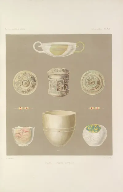 Collection Julien Greau Verrerie Antique Emaillerie Et Poterie Appartenant A M John Pierpont Morgan Pl 44