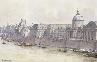 College Des Quatre Nations Et Lhotel De Conti En 1689