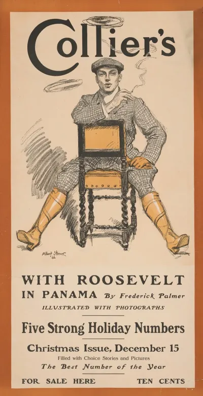 Colliers With Roosevelt In Panama By Frederick Palmer