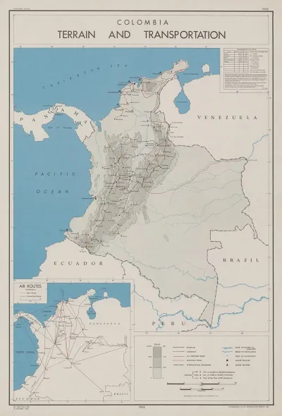 Colombia Terrain And Transportation