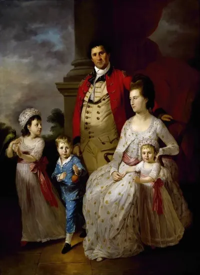 Colonel John Fortnum And Family