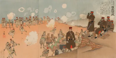Colonel Kumamoto Masaji Regimental Commander Of The Imperial Guard Artillery