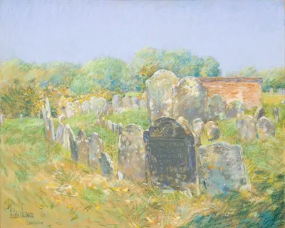 Colonial Graveyard At Lexington