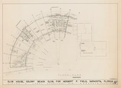 Colony Beach Club Longboat Key Sarasota Florida Clubhouse Floor Plan