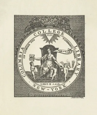 Columbia College New York N Y Library 2