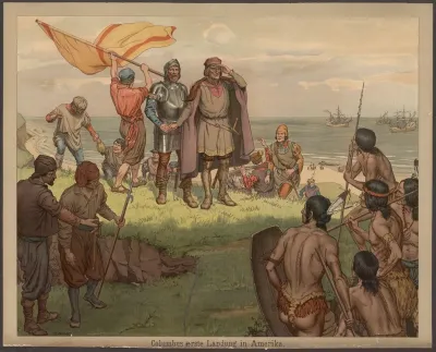 Columbus First Landing In America
