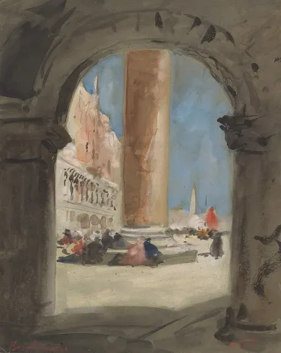 Column Of St Marks Venice