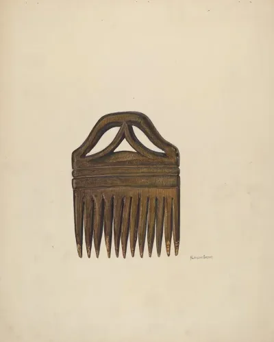 Comb For Horses Manes And Tails