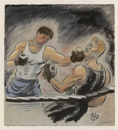 Combat De Boxe