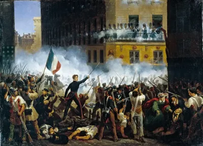 Combat De La Rue De Rohan Le 29 Juillet 1830