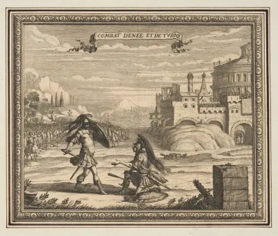 Combat Of Aeneas And Turnus