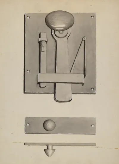 Combination Latch Lock