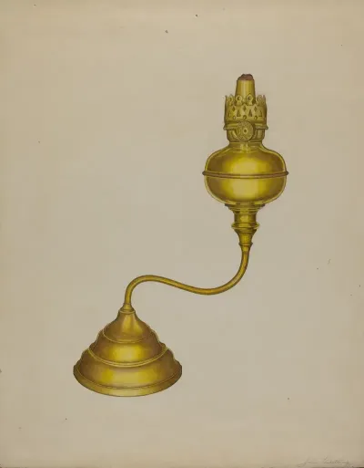Combination Peg Lamp Candleholder