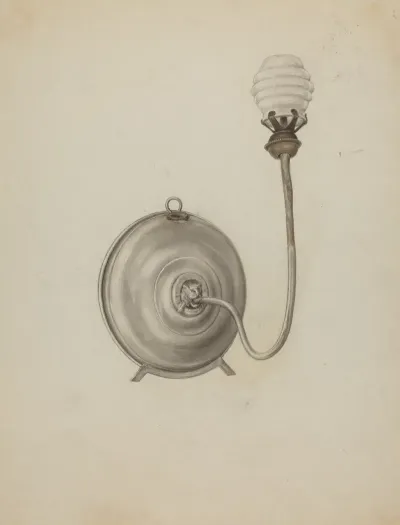 Combination Wall And Standing Lamp