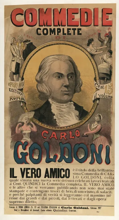 Comedie Complete Di Carlo Goldoni Il Vero Amico