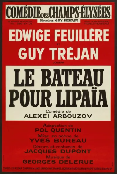 Comedie Des Champs Elysees Le Bateau Pour Lipaia
