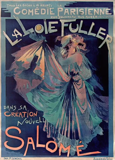 Comedie Parisienne La Loie Fuller Dans Sa Creation Nouvelle Salome