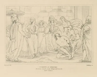 Comedy Of Errors Merchant Angelo Lady Abbess Adriana C Act V Scene 1