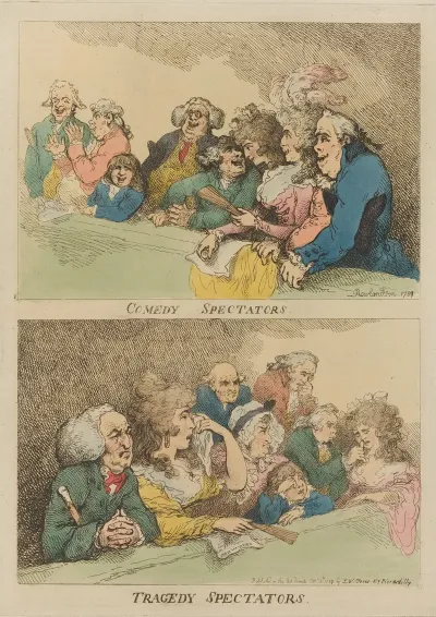 Comedy Spectators Tragedy Spectators
