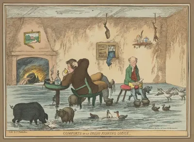 Comforts Of An Irish Fishing Lodge