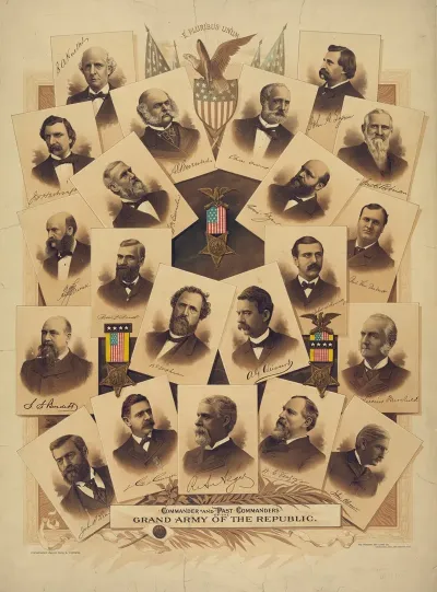 Commander And Past Commanders Grand Army Of The Republic