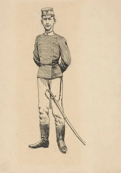Commander With A Saber At His Side