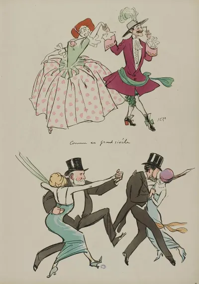 Comme Au Grand Siecle Comte Bruno De Boisgelin Paul Aumont Marquis Antoine De Gontaut Biron