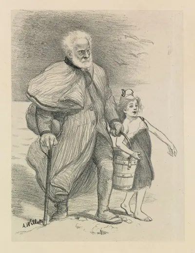 Comme Jean Valjean Aidait Cosette Victor Hugo A Aide La Jeune Marianne