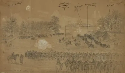 Commencement Of The Battle Of Hanover Ct House 1