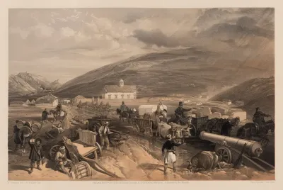 Commissariat Difficulties The Road From Balaklava To Sevastopol At Kadikoi During The Wet Weather