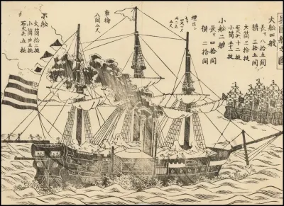 Commodore Perrys Arrival In Japan The Susquehanna