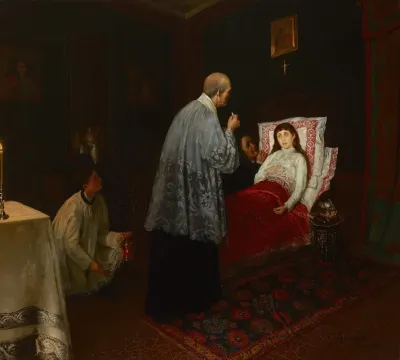 Communion Of A Sick Woman