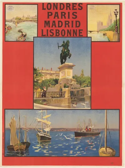 Compagnie Internationale Des Wagons Lits Londres Paris Madrid Lisbonne