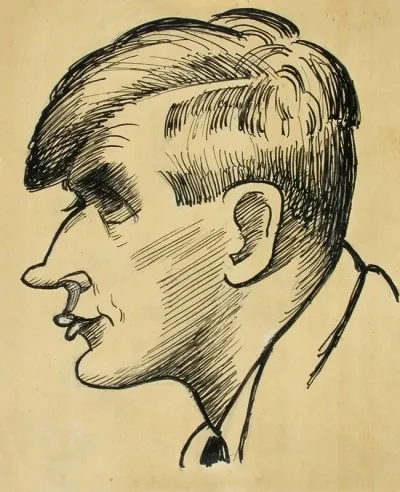 Composer Uuno Klami Caricature