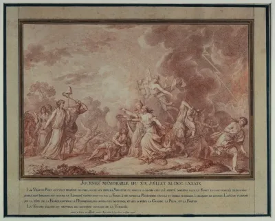 Composition Allegorique Relative Au 14 Juillet 1789